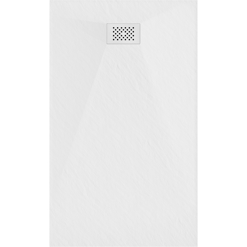 Mexen Hugo Rechteckige Duschwanne SMC 160 x 70 cm, weiß, weiße Abdeckung - 42107016-W