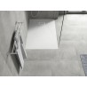 Mexen Hugo rechteckige Duschwanne SMC 130 x 80 cm, weiß, Abdeckung weiß - 42108013-W
