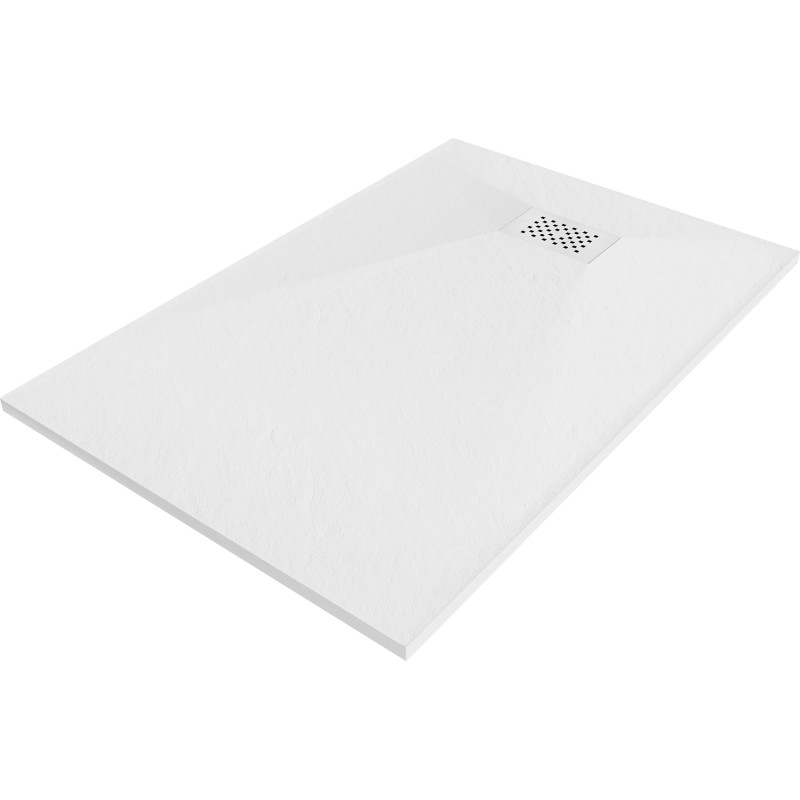 Mexen Hugo rechteckige Duschwanne SMC 120 x 80 cm, weiß, weiße Abdeckung - 42108012-W