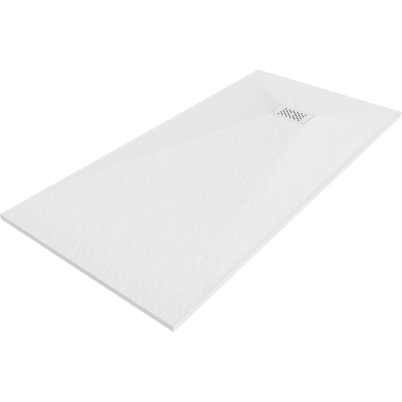 Mexen Hugo Rechteckige Duschwanne SMC 180 x 80 cm, weiß, weiße Abdeckung - 42108018-W