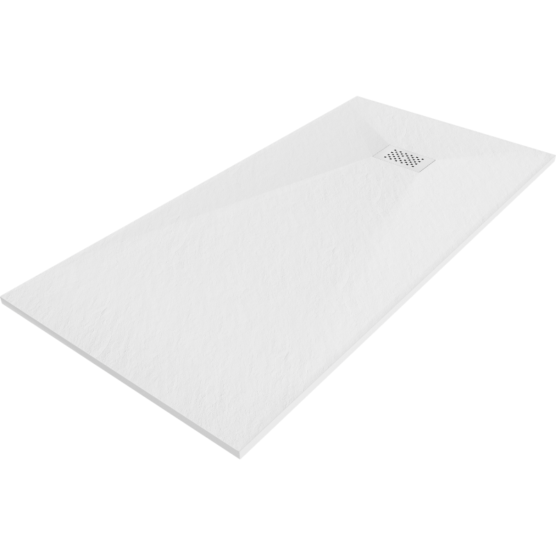Mexen Hugo rechteckige SMC-Duschwanne 180 x 80 cm, weiß, Abdeckung weiß - 42108018-W