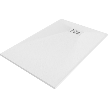 Mexen Hugo rechteckige Duschwanne SMC 100 x 90 cm, weiß, weiße Abdeckung - 42109010-W