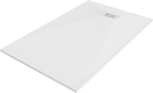 Mexen Hugo rechteckige Duschwanne SMC 140 x 90 cm, weiß, weiße Abdeckung - 42109014-W