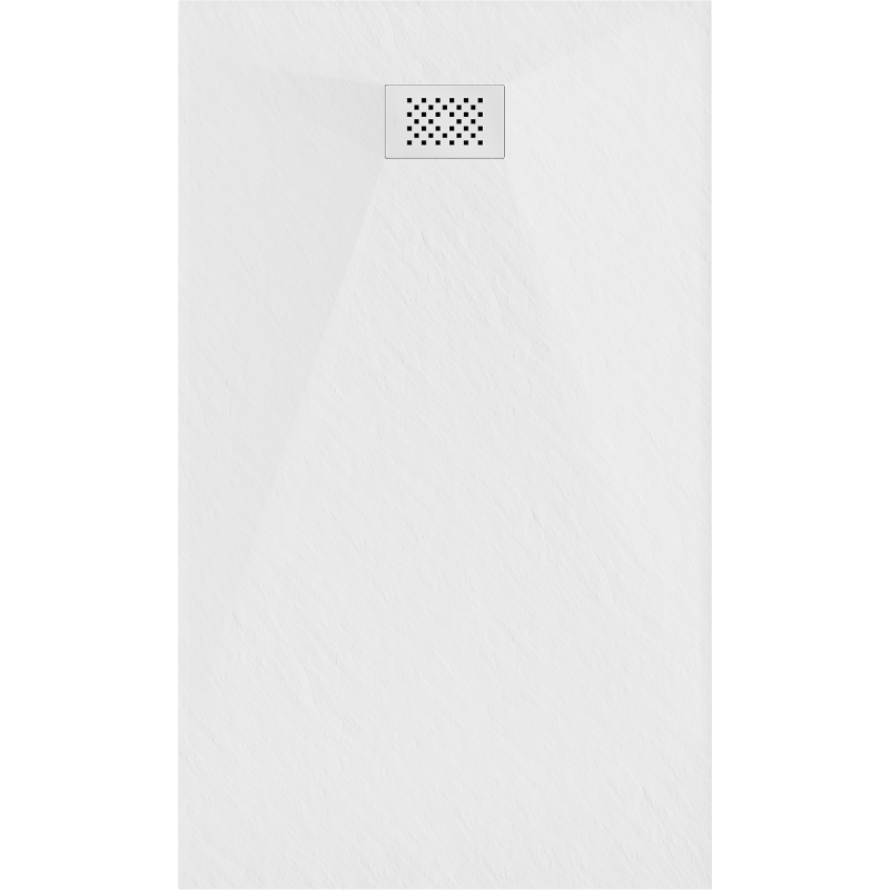 Mexen Hugo rechteckige Duschwanne SMC 150 x 90 cm, weiß, weiße Abdeckung - 42109015-W