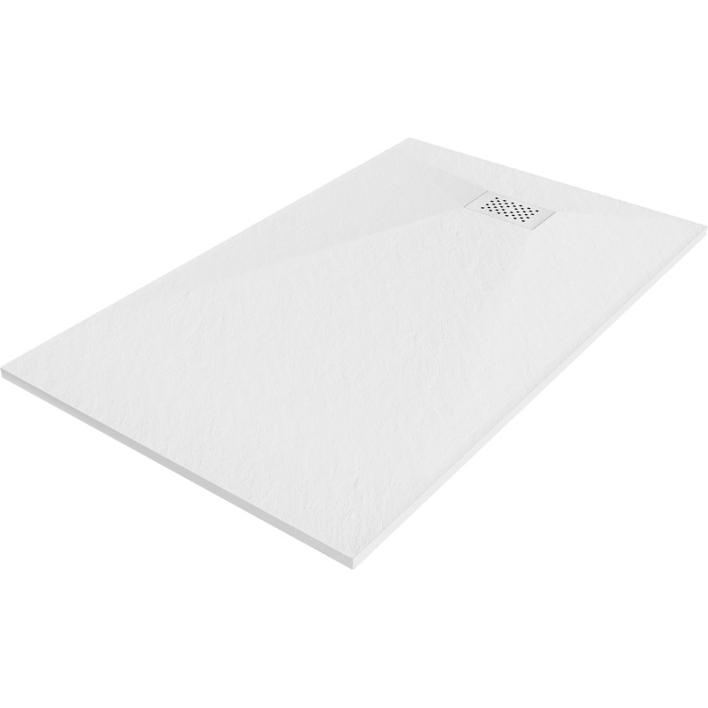 Mexen Hugo Rechteckige Duschwanne SMC 160 x 90 cm, weiß, weiße Abdeckung - 42109016-W
