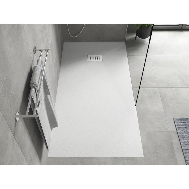 Mexen Hugo rechteckige SMC Duschtasse 180 x 90 cm, weiß, weiße Abdeckung - 42109018-W