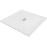 Mexen Hugo quadratische Duschwanne SMC 100 x 100 cm, weiß, weiße Abdeckung - 42101010-W