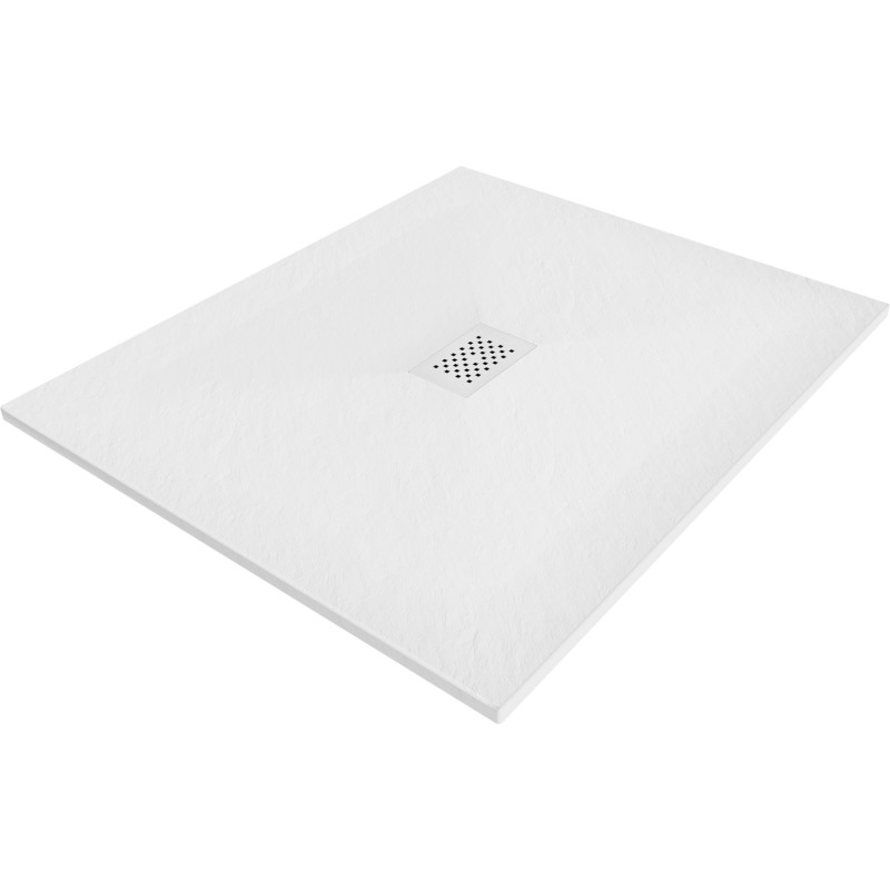 Mexen Hugo rechteckige Duschwanne SMC 120 x 100 cm, weiß, weiße Abdeckung - 42101012-W