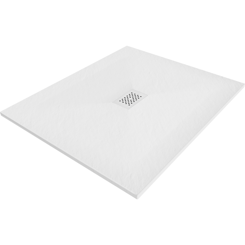 Mexen Hugo rechteckige SMC-Duschwanne 120 x 100 cm, weiß, weiße Abdeckung - 42101012-W