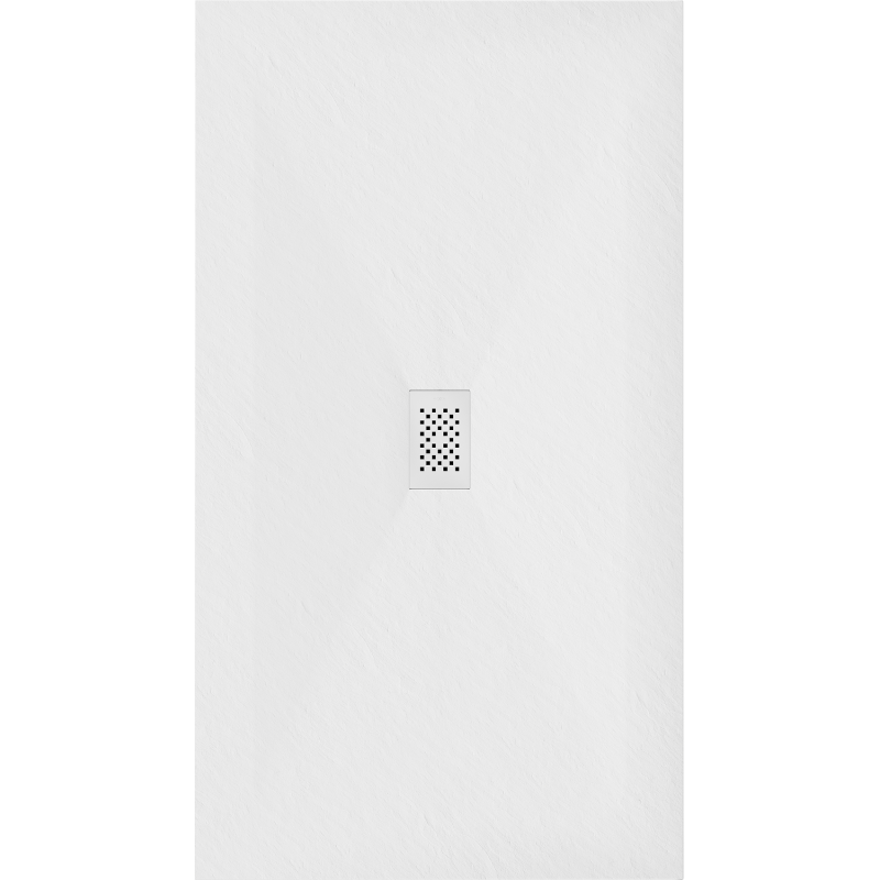 Mexen Hugo Rechteckduschwanne SMC 180 x 100 cm, weiß, weiße Abdeckung - 42101018-W