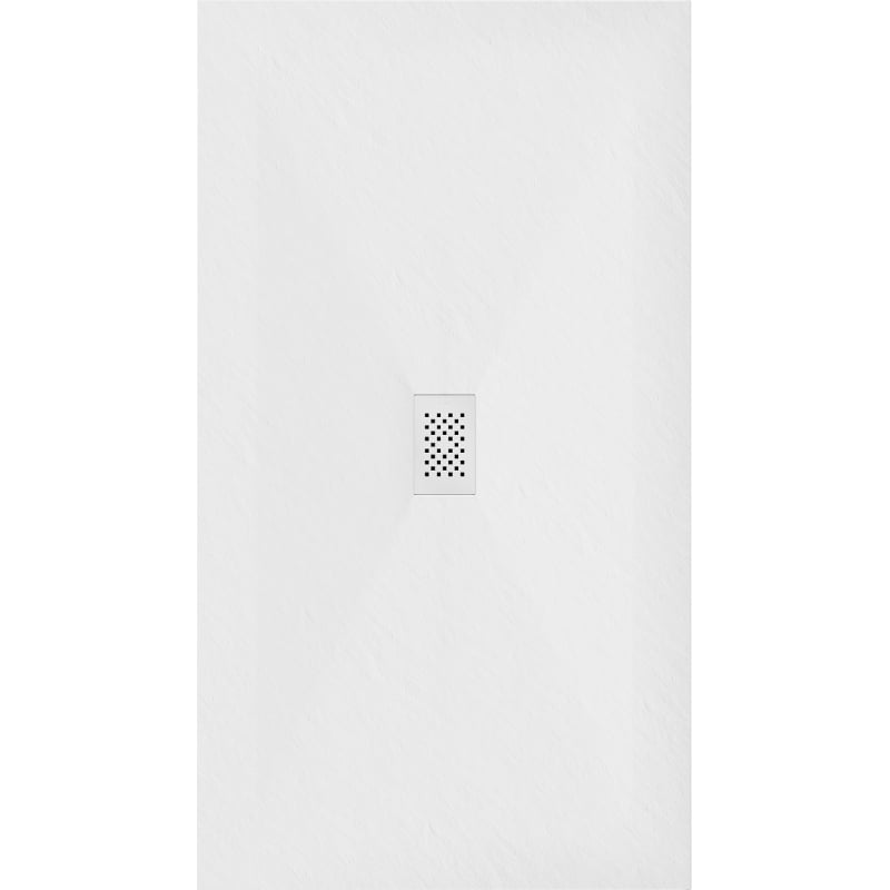 Mexen Hugo rechteckige Duschwanne SMC 180 x 100 cm, weiß, weiße Abdeckung - 42101018-W