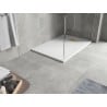 Mexen Hugo rechteckige SMC-Duschwanne 100 x 70 cm, weiß, goldene Abdeckung - 42107010-G