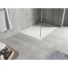 Mexen Hugo rechteckige Duschwanne SMC 130 x 70 cm, weiß, goldene Abdeckung - 42107013-G