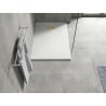 Mexen Hugo rechteckige Duschwanne SMC 120 x 70 cm, weiß, goldene Abdeckung - 42107012-G