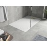 Mexen Hugo rechteckige Duschwanne SMC 150 x 70 cm, weiß, goldene Verkleidung - 42107015-G