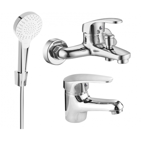 Mexen Erica R05 Badewannen-Set, Chrom - 746403R05-00