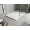 Mexen Hugo rechteckige Duschwanne SMC 160 x 80 cm, weiß, Abdeckung gold - 42108016-G