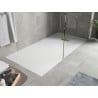 Mexen Hugo rechteckige Duschwanne SMC 180 x 80 cm, weiß, goldene Abdeckung - 42108018-G