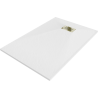 Mexen Hugo Rechteck-Duschwanne SMC 100 x 90 cm, weiß, Abdeckung Gold - 42109010-G