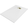 Mexen Hugo rechteckige Duschwanne SMC 110 x 90 cm, weiß, Abdeckung gold - 42109011-G