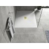 Mexen Hugo rechteckige Duschwanne SMC 130 x 100 cm, weiß, goldene Abdeckung - 42101013-G