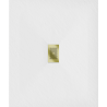 Mexen Hugo rechteckige Duschwanne SMC 120 x 100 cm, weiß, goldene Abdeckung - 42101012-G