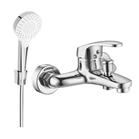 Mexen Erica R05 Badewannenarmatur mit Duschset, Chrom - 74643R05-00