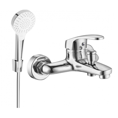 Mexen Erica R72 Badewannenarmatur mit Duschset, Chrom - 74643R72-00
