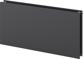 Mexen CVHF20 Hygiene Flat Plattenheizkörper 300 x 1400 mm, unterer Anschluss, 795 W, Anthrazit - W620HF-030-140-66