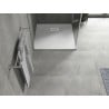 Mexen Hugo quadratische Duschwanne SMC 90 x 90 cm, weiß, weiße Abdeckung - 42109090-W