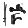 Mexen Fabia DB72 Badewannen-Set, schwarz - 746503DB72-70