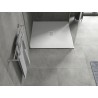 Mexen Hugo Quadratische SMC-Duschwanne 100 x 100 cm, weiß, weiße Abdeckung - 42101010-W