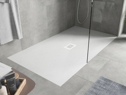 Mexen Hugo rechteckige Duschwanne SMC 170 x 100 cm, weiß, weiße Abdeckung - 42101017-W