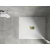 Mexen Hugo rechteckige Duschwanne SMC 110 x 100 cm, weiß, goldene Abdeckung - 42101011-G
