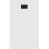 Mexen Hugo rechteckige Duschwanne SMC 140 x 70 cm, weiß, schwarze Abdeckung - 42107014-B