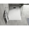 Mexen Hugo rechteckige Duschwanne SMC 160 x 80 cm, weiß, schwarze Abdeckung - 42108016-B