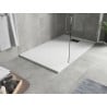 Mexen Hugo SMC Rechteck-Duschwanne 140 x 80 cm, weiß, schwarze Abdeckung - 42108014-B