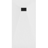 Mexen Hugo rechteckige Duschwanne SMC 170 x 80 cm, weiß, schwarze Abdeckung - 42108017-B