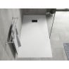 Mexen Hugo rechteckige Duschwanne SMC 170 x 80 cm, weiß, schwarze Abdeckung - 42108017-B
