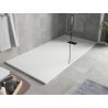 Mexen Hugo rechteckige Duschwanne SMC 170 x 80 cm, weiß, schwarze Abdeckung - 42108017-B