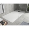 Mexen Hugo rechteckige Duschwanne SMC 180 x 80 cm, weiß, schwarze Abdeckung - 42108018-B