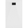Mexen Hugo rechteckige Duschwanne SMC 140 x 90 cm, weiß, schwarze Abdeckung - 42109014-B