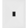 Mexen Hugo Rechteckige SMC-Duschwanne 120 x 100 cm, weiß, schwarze Abdeckung - 42101012-B