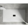 Mexen Hugo rechteckige SMC-Duschtasse 170 x 100 cm, weiß, schwarze Abdeckung - 42101017-B