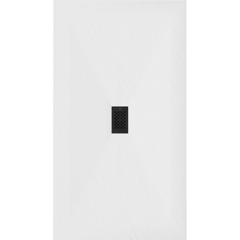 Mexen Hugo rechteckige SMC-Duschtasse 170 x 100 cm, weiß, schwarze Abdeckung - 42101017-B