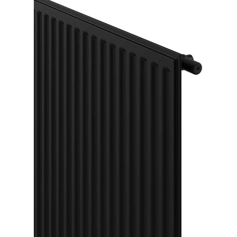 Mexen CH10 Hygiene Plattenheizkörper 300 x 2800 mm, seitlicher Anschluss, 927 W, schwarz - W410H-030-280-70