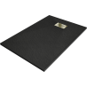Mexen Hugo rechteckige Duschwanne SMC 130 x 70 cm, schwarz, goldene Abdeckung - 42707013-G