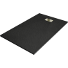 Mexen Hugo rechteckige Duschtasse SMC 140 x 70 cm, schwarz, goldene Abdeckung - 42707014-G