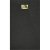 Mexen Hugo rechteckige Duschtasse SMC 140 x 70 cm, schwarz, goldene Abdeckung - 42707014-G