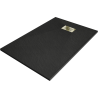 Mexen Hugo rechteckige SMC-Duschwanne 100 x 80 cm, schwarz, goldene Abdeckung - 42708010-G